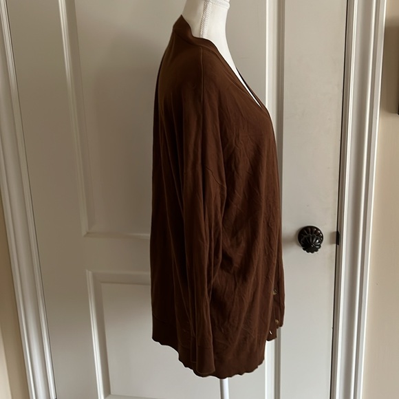 Zara earth brown sweater cardigan - Picture 3 of 9